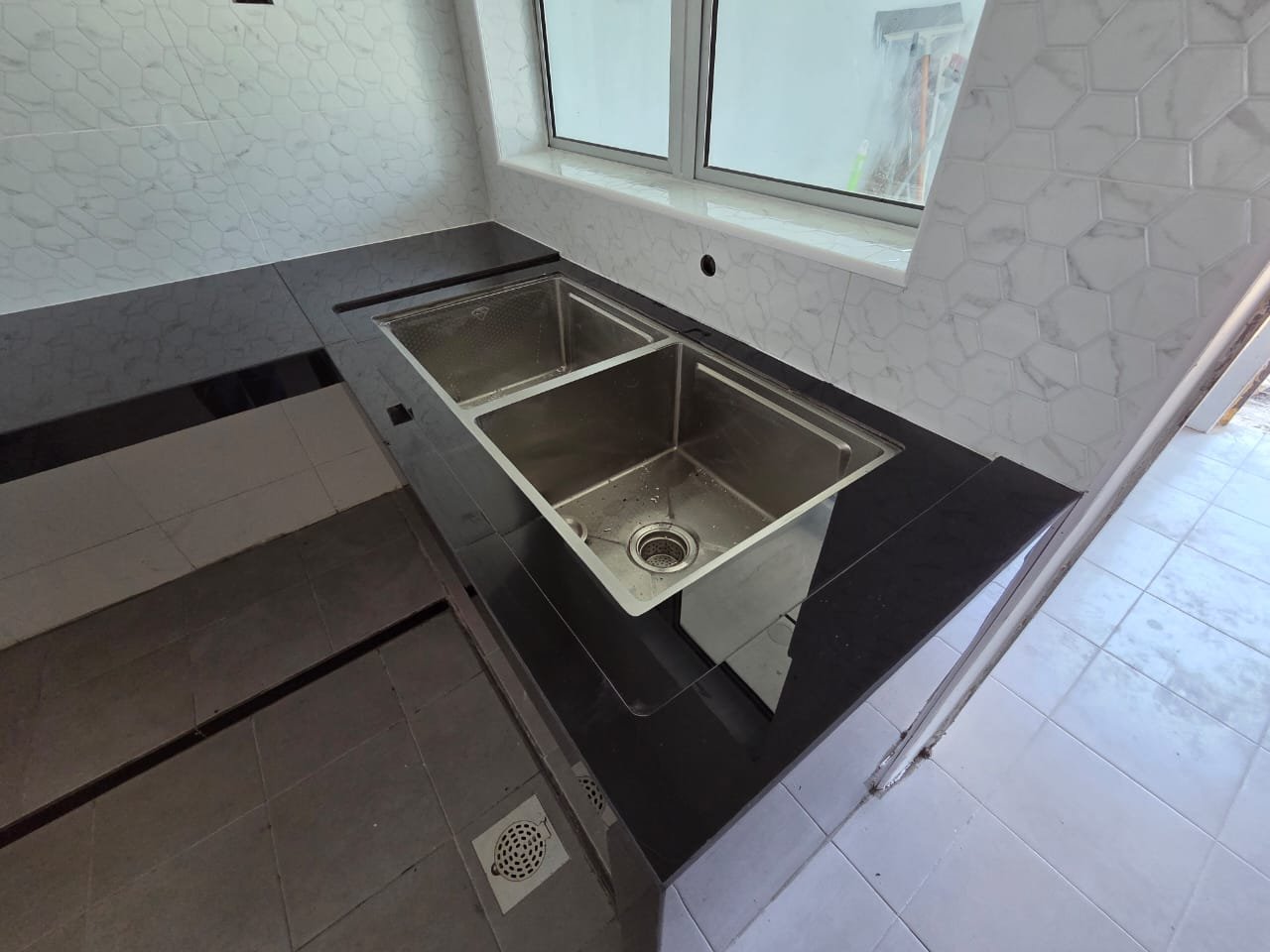 Kemasan sinki kabinet dapur custom